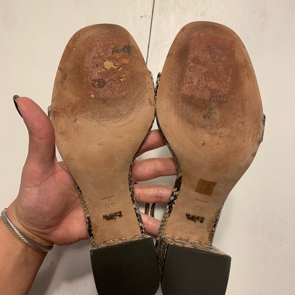 Coach Maya Snakeskin block heels - Picture 6 of 12